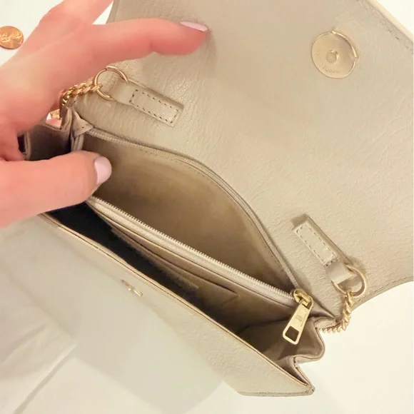 SEE BY CHLOE HANA LEATHER CROSSBODY BEIGE IN COLOR - Picture 10 of 10
